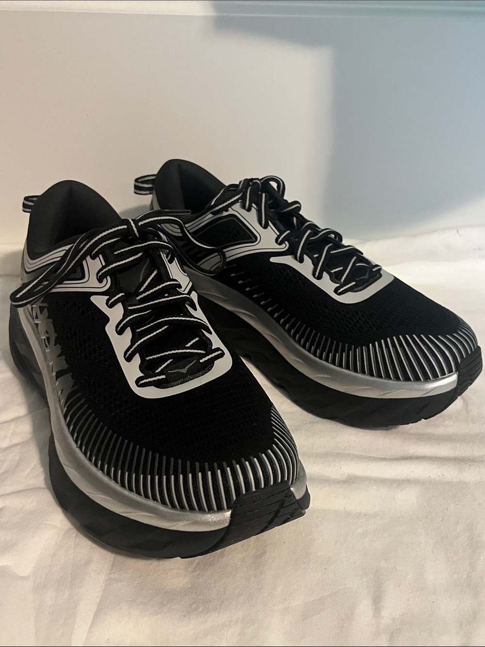 Hoka One One Bondi 7 Stealth Black Stardust Men's 1110518/BKSTR - New no box